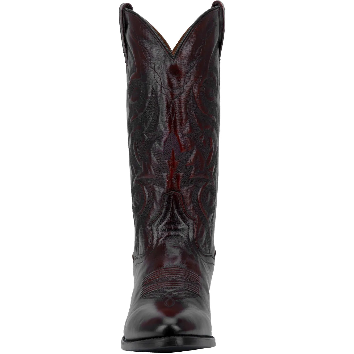 Milwaukee Dan Post Mens Leather Boot Black Cherry (DS)