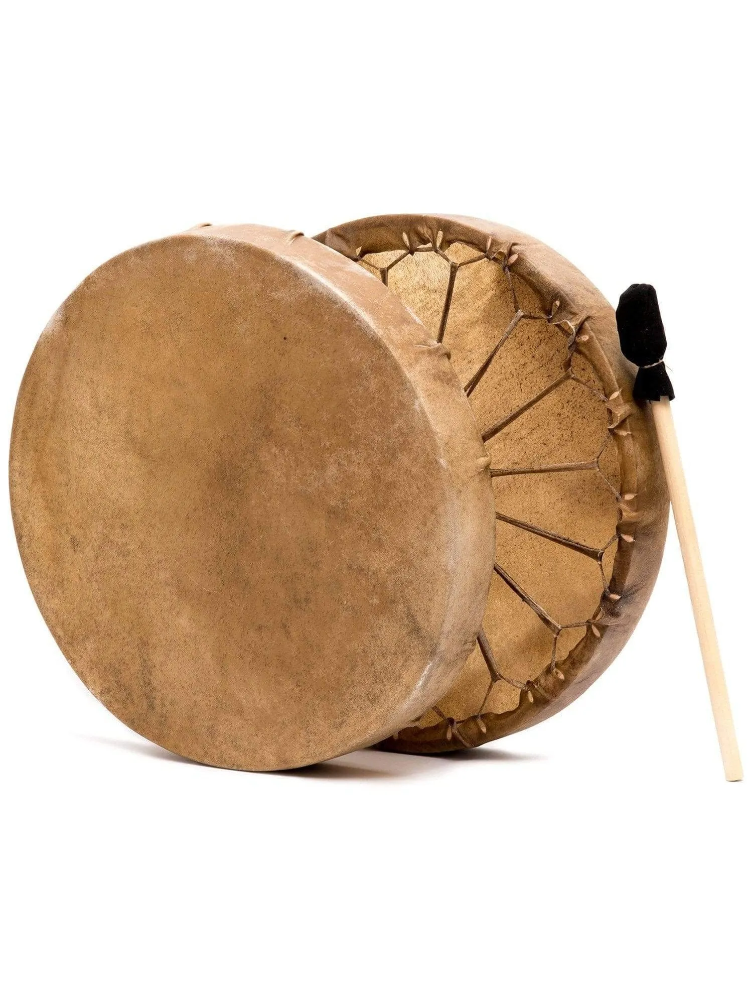 Native American-Style Elk Rawhide Drum