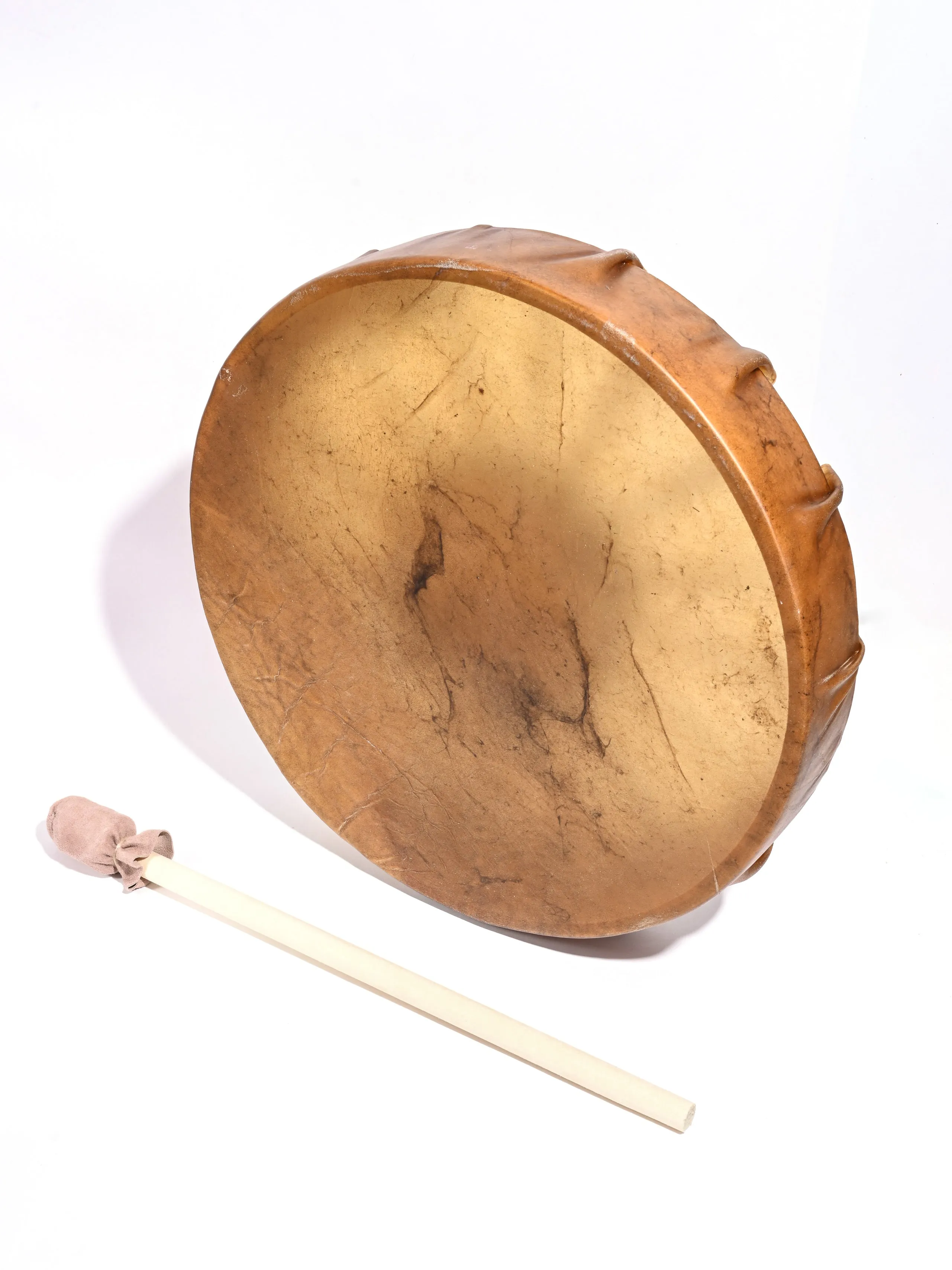 Native American-Style Elk Rawhide Drum