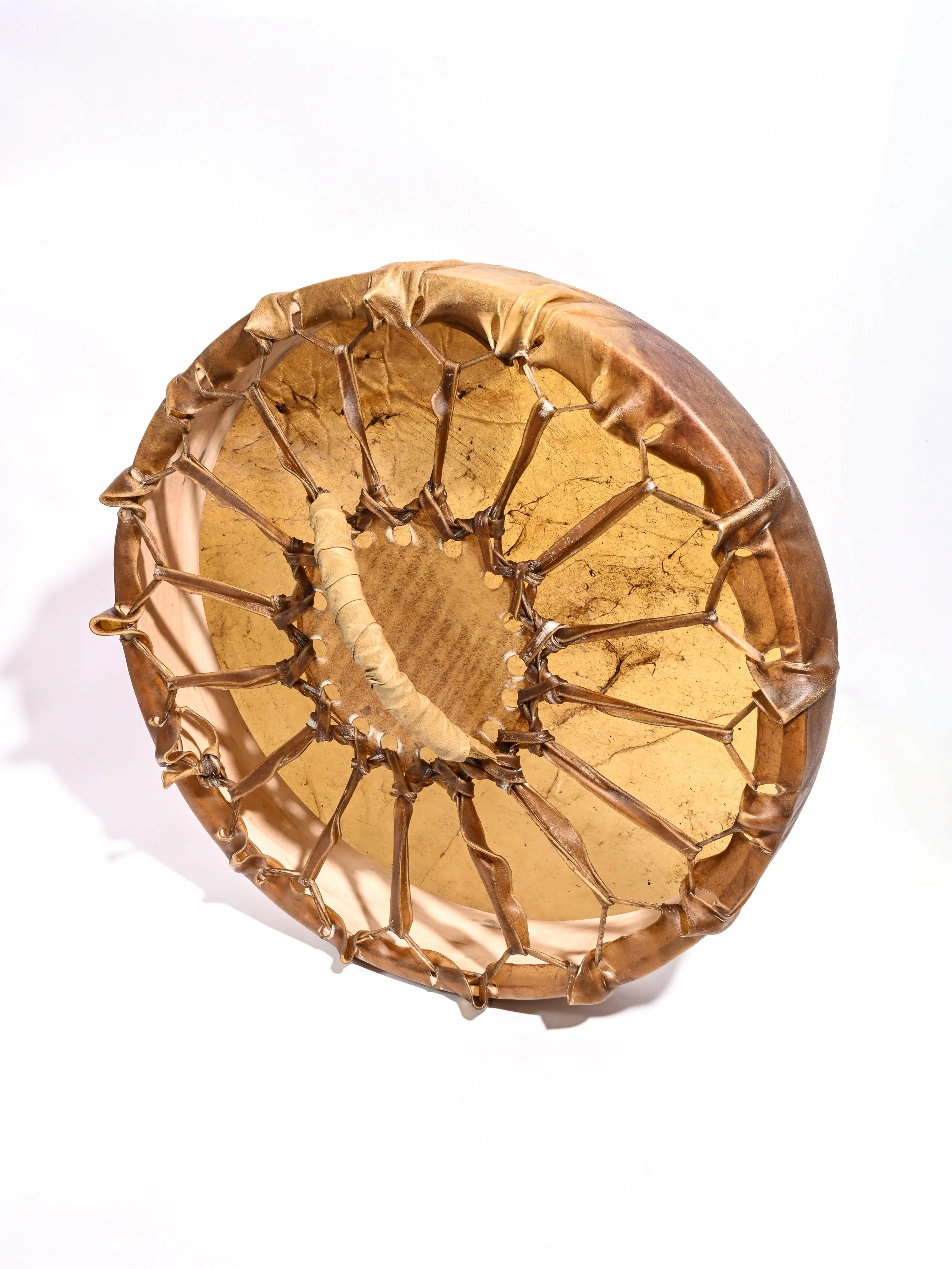 Native American-Style Elk Rawhide Drum