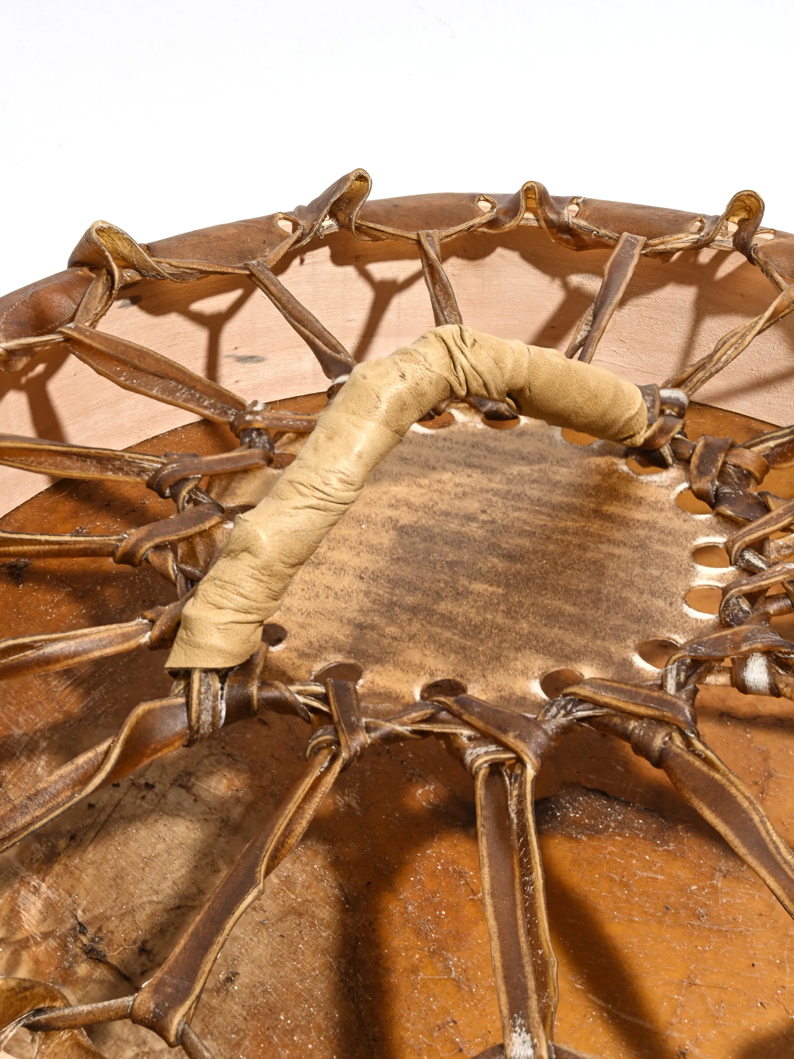 Native American-Style Elk Rawhide Drum