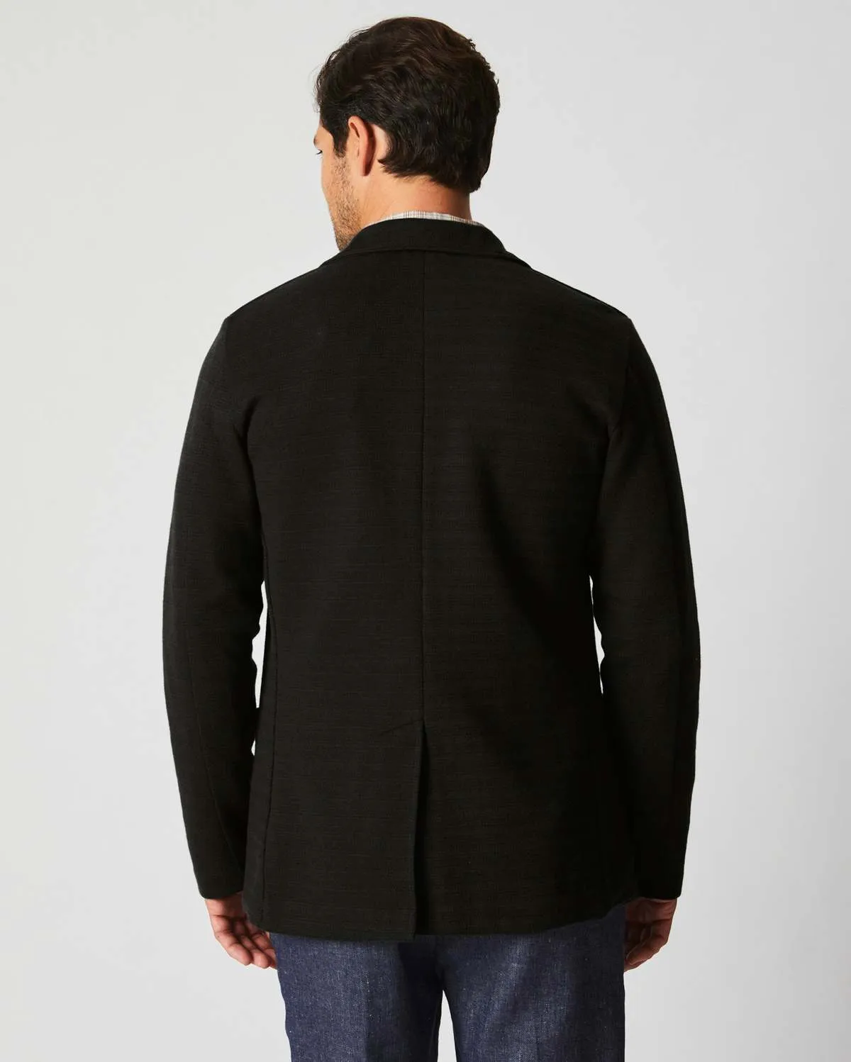 Ottoman Knit Sport Coat - Dark Asphalt