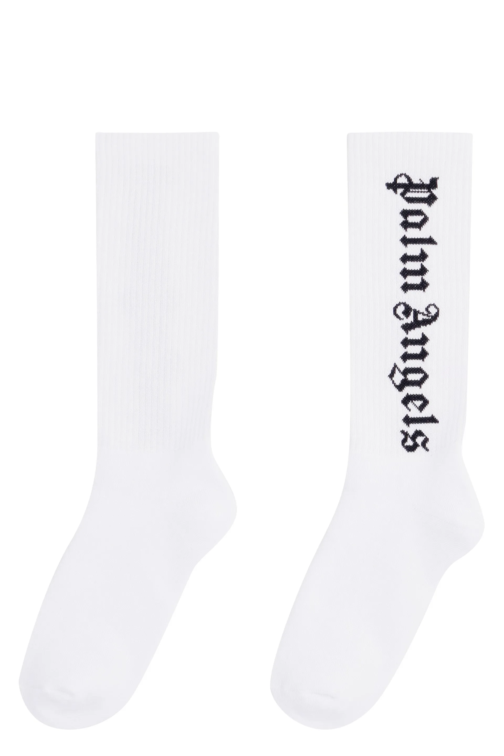 Palm Angels Logo Intarsia Socks