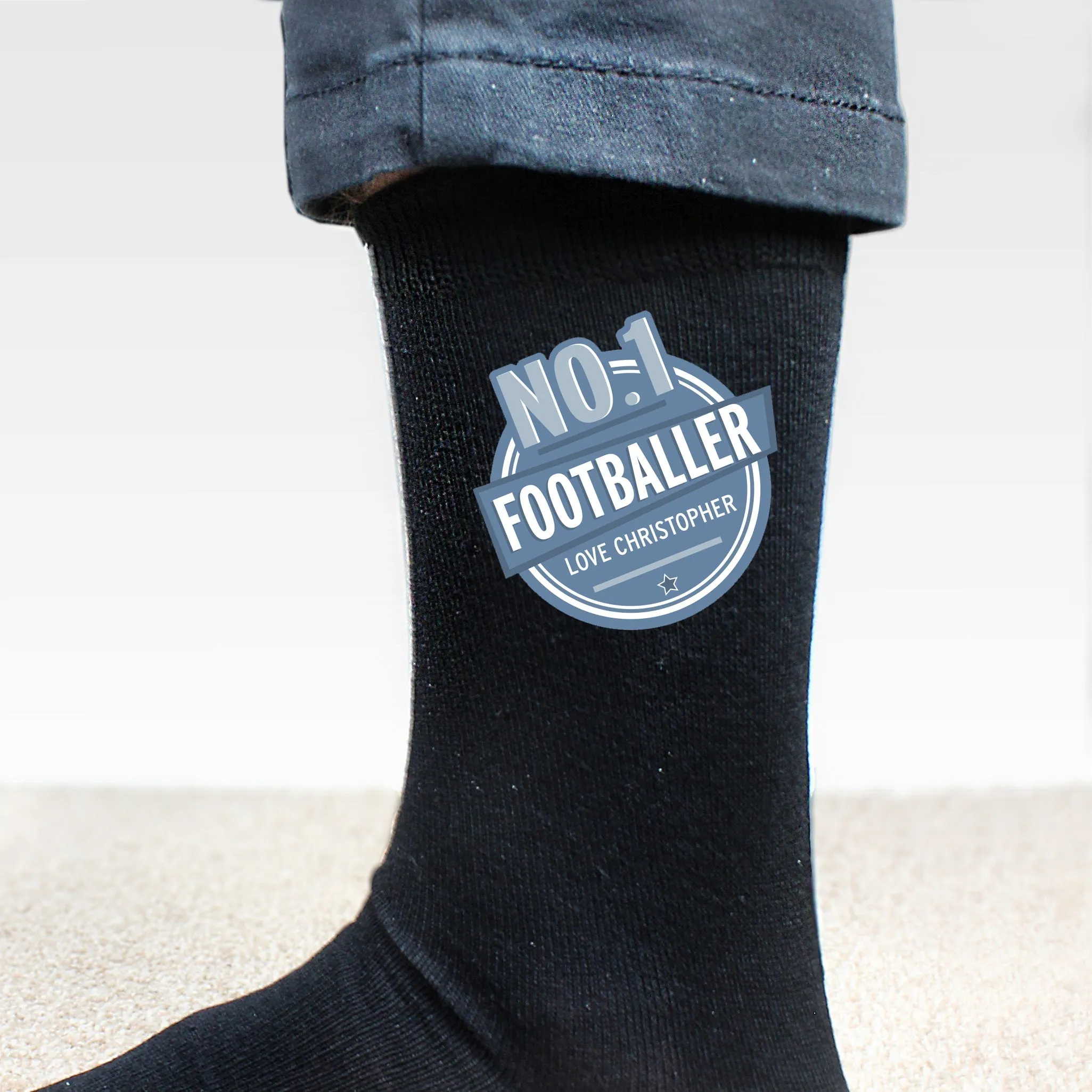 Personalised No.1 Men's Socks