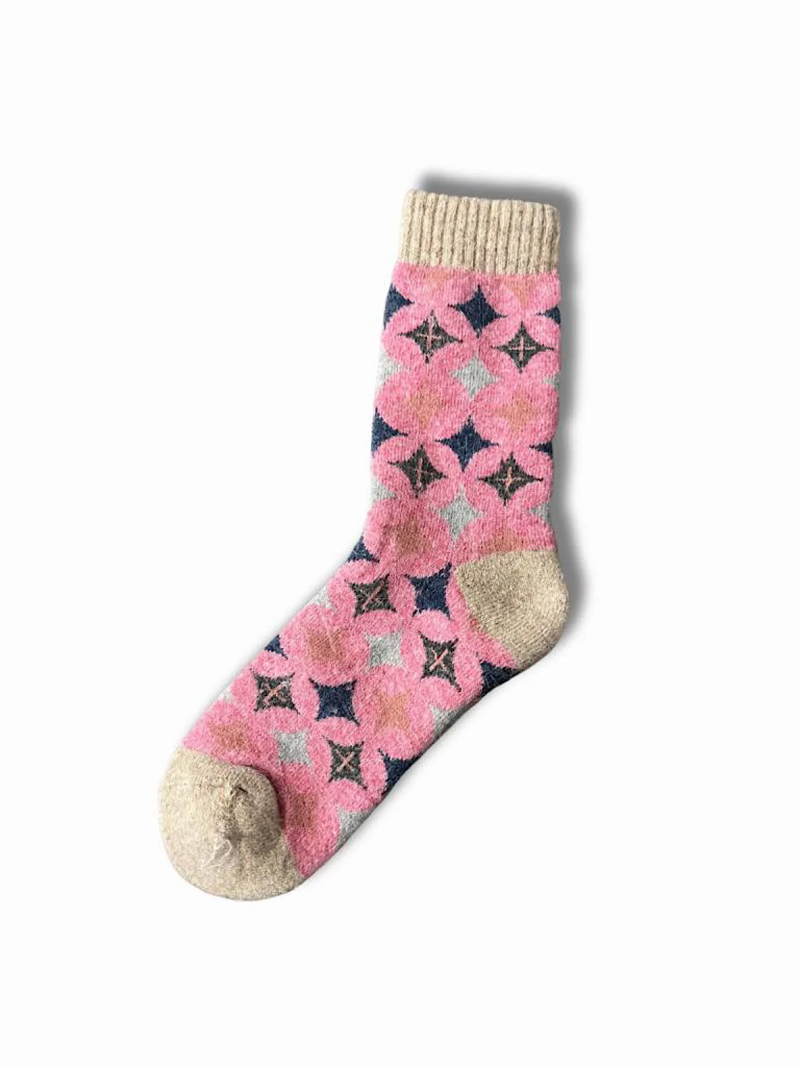 Pink Diamond Cosy Socks