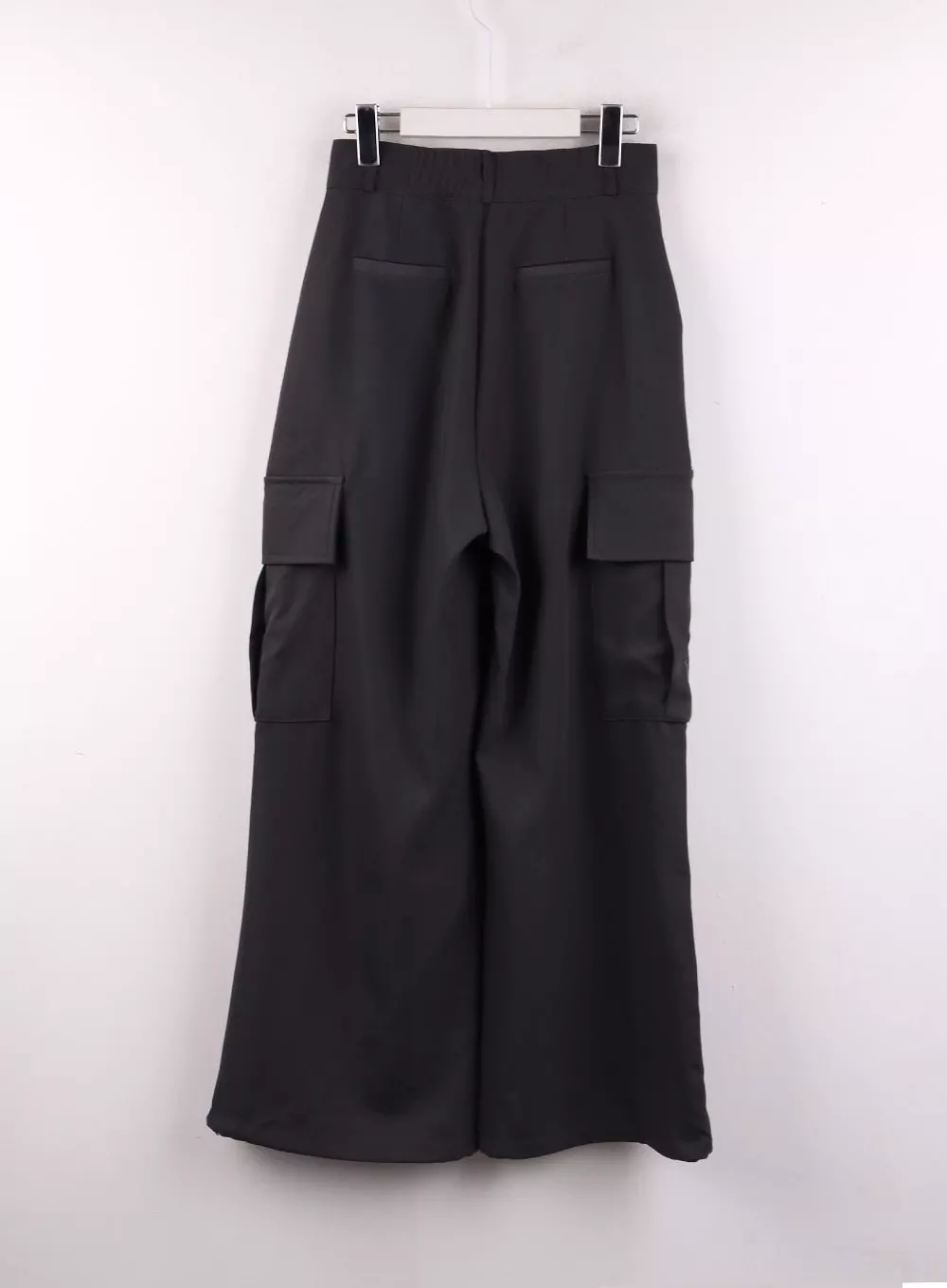 Pintuck Cargo Wide-Leg Pants IF402