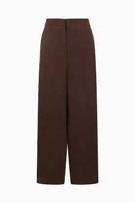 Pitti linen blend wide-leg pants