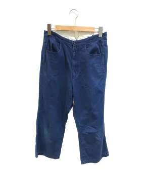 [Pre-owned] tricot COMME des GARCONS Indigo wide work pants TO-P050