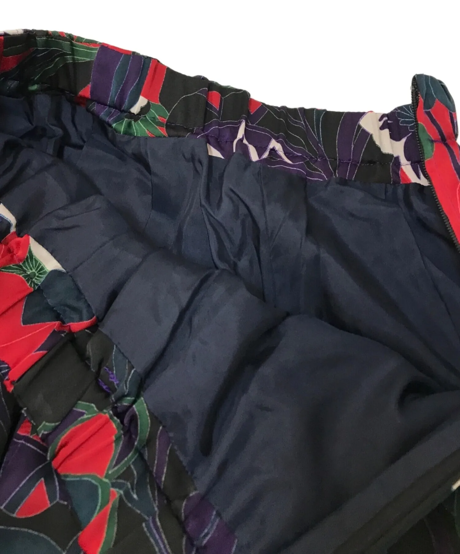 [Pre-owned] Yohji Yamamoto FEMME Poly graphic print wide pants FD-P32-905