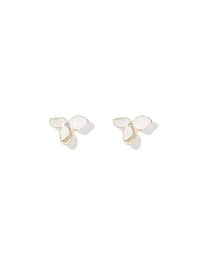 Pru Pretty Enamel Flower Stud Earrings