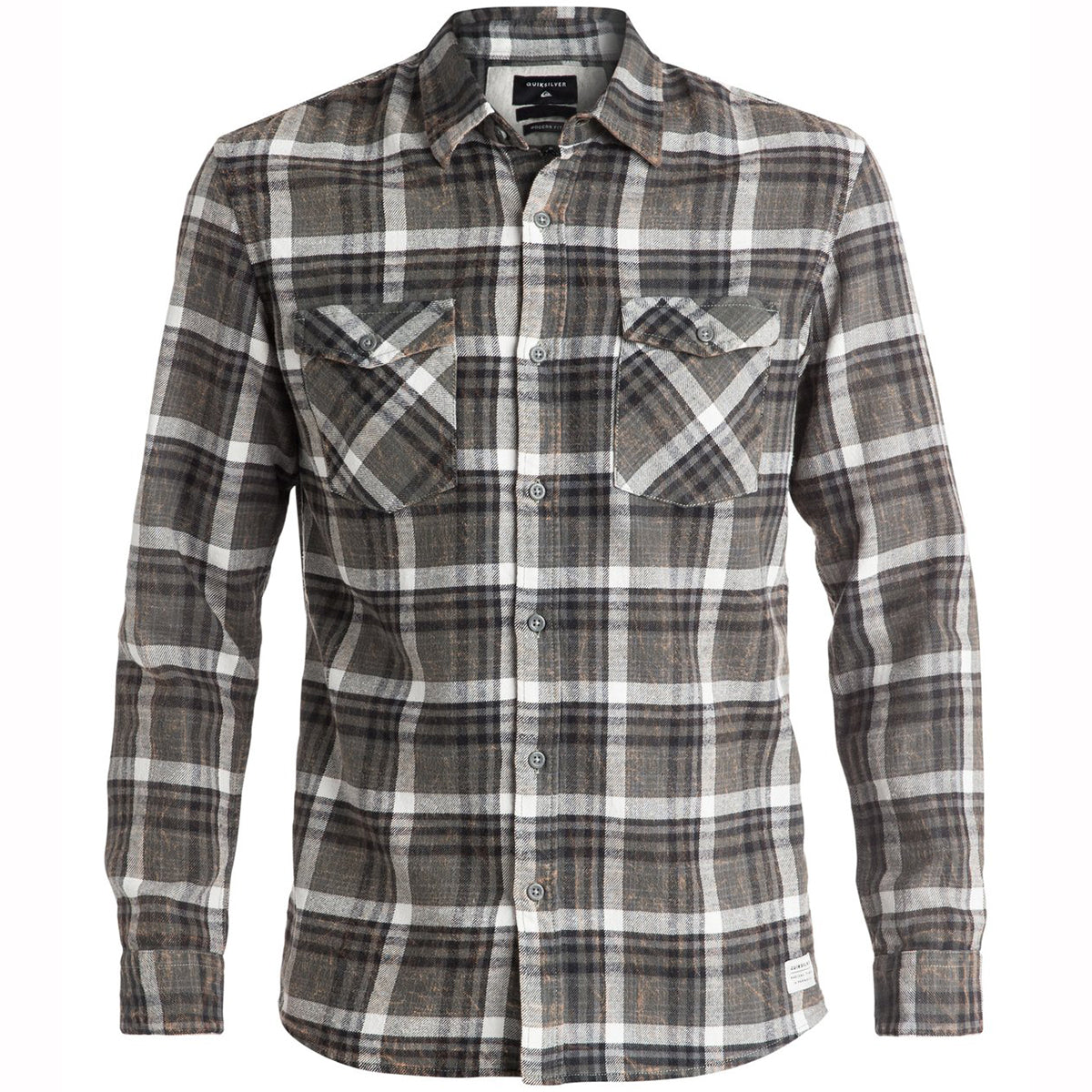 Quiksilver Lost Wave Flannel Men's Button Up Long-Sleeve Shirts (Brand New)