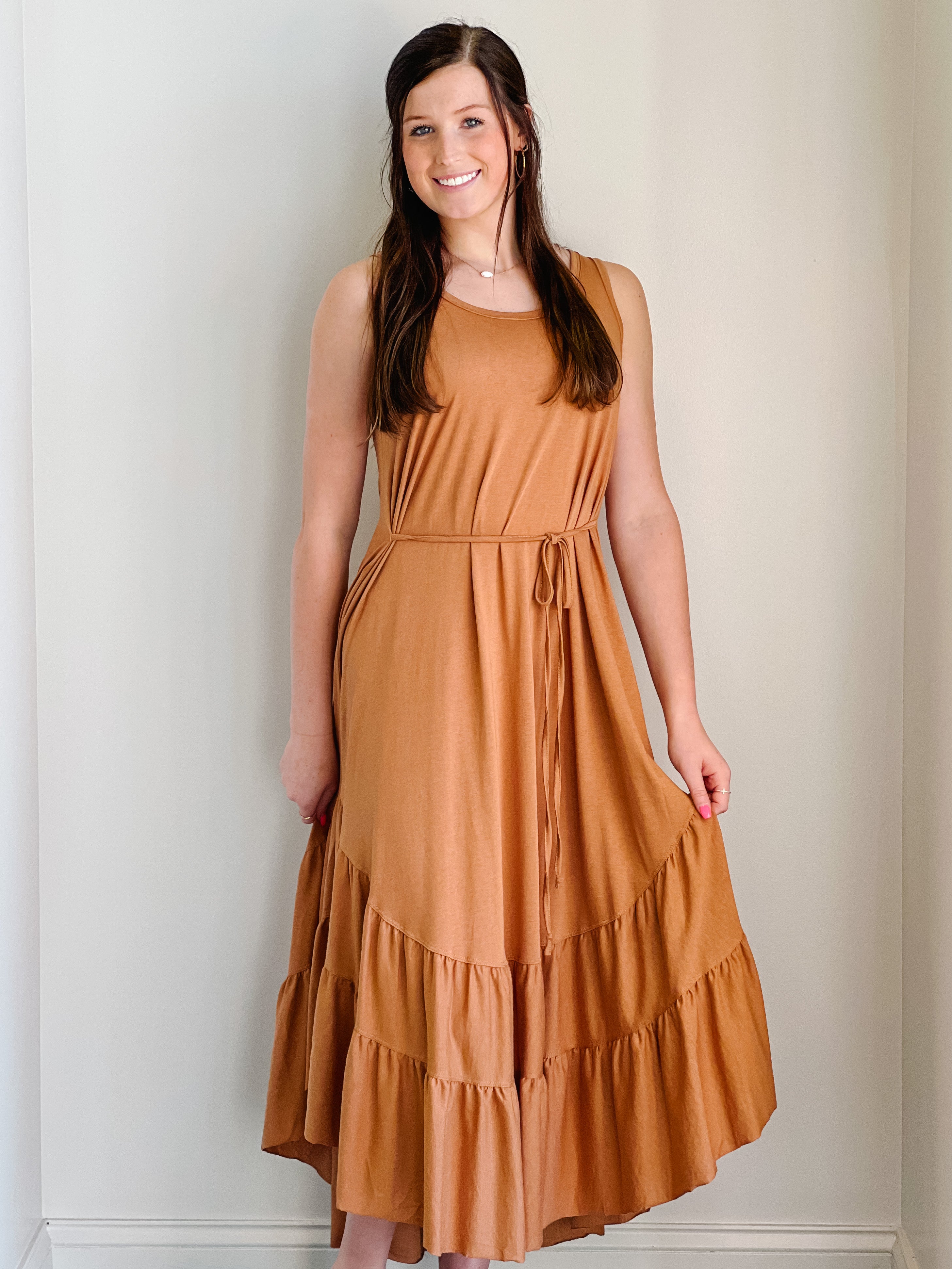 Rauley Rustic Sleeveless Maxi Dress