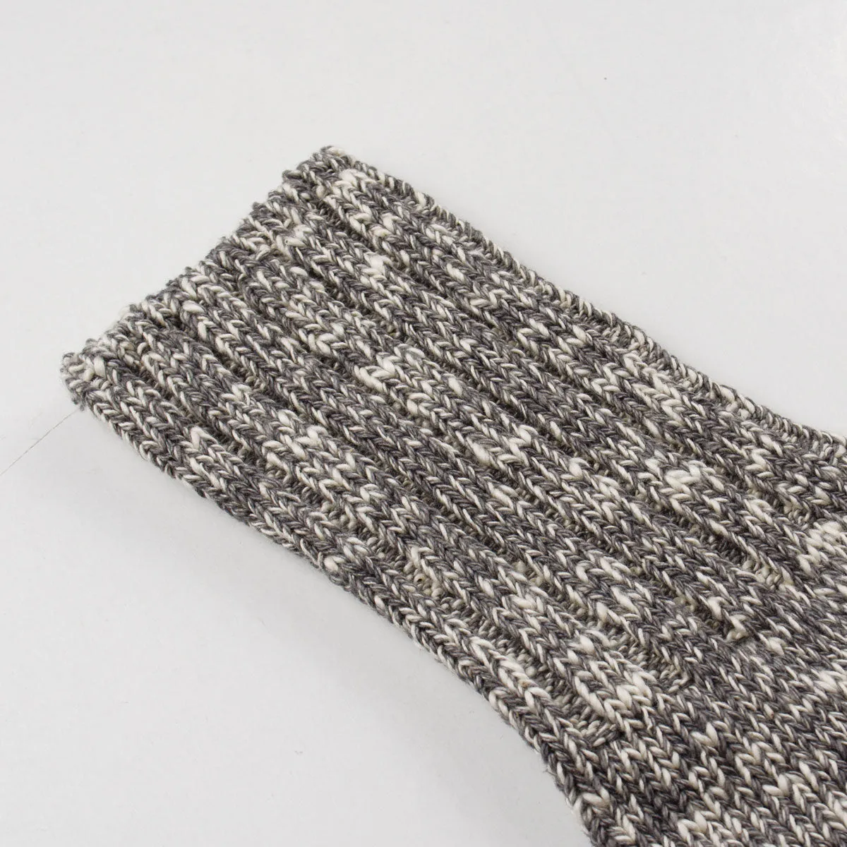 RoToTo - Low Gauge Slub Socks - Medium Gray