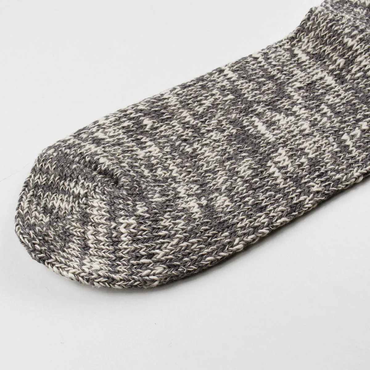 RoToTo - Low Gauge Slub Socks - Medium Gray