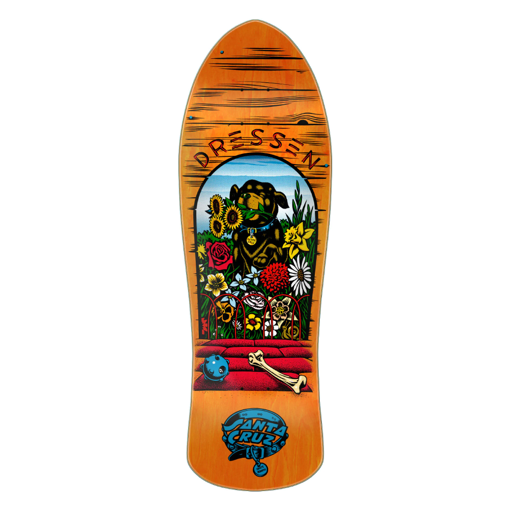 Santa Cruz Dressen Pup Reissue Deck 9.5