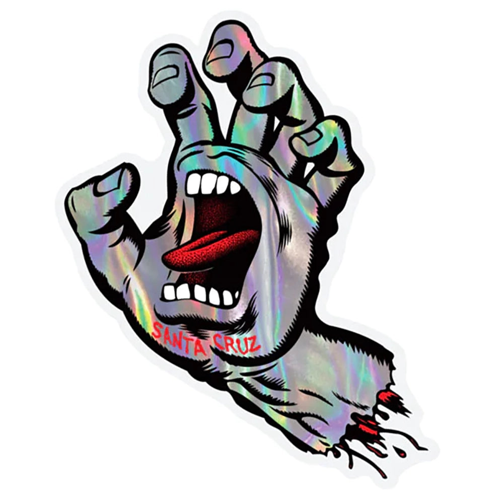 Santa Cruz Screaming Hand Sticker