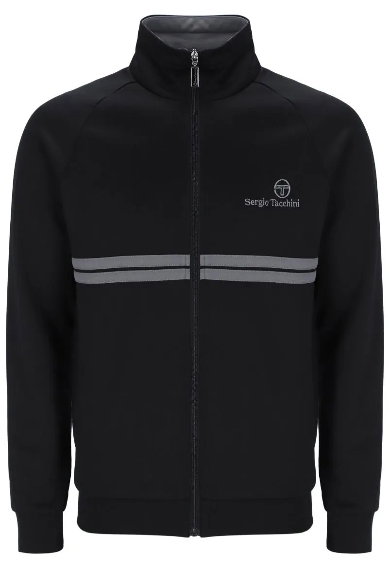 Sergio Tacchini New Dallas Track Jacket Black Quite Shade