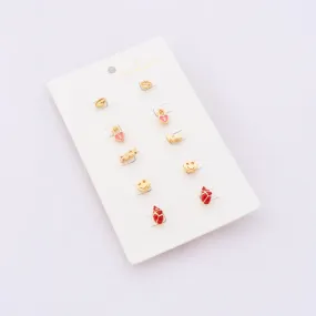 Set X5 Pairs of Earrings