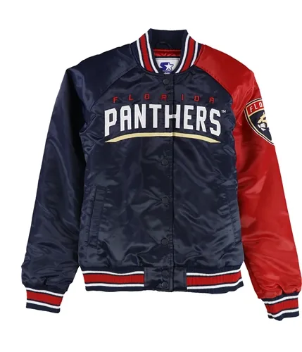 Starter Mens Florida Panthers Varsity Jacket, TW2