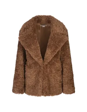 STELLA MCCARTNEY Camel Teddy Coat