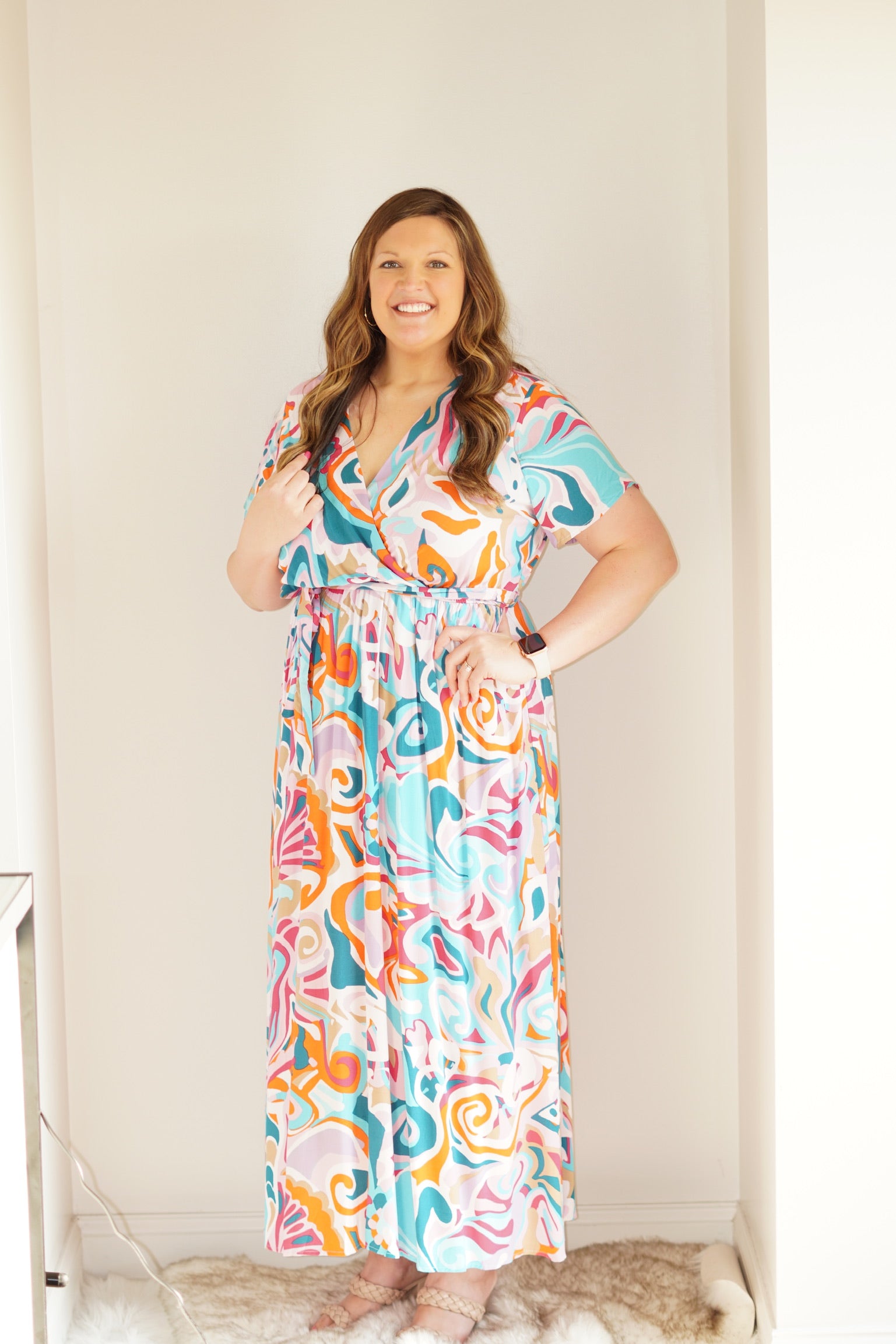 Summer Printed Maxi Dress