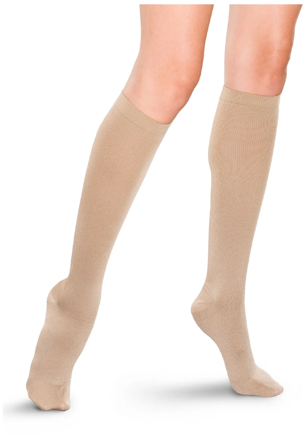 Thermafirm 15-20 mmHg Womens Compression Sock in KHAKI - Large