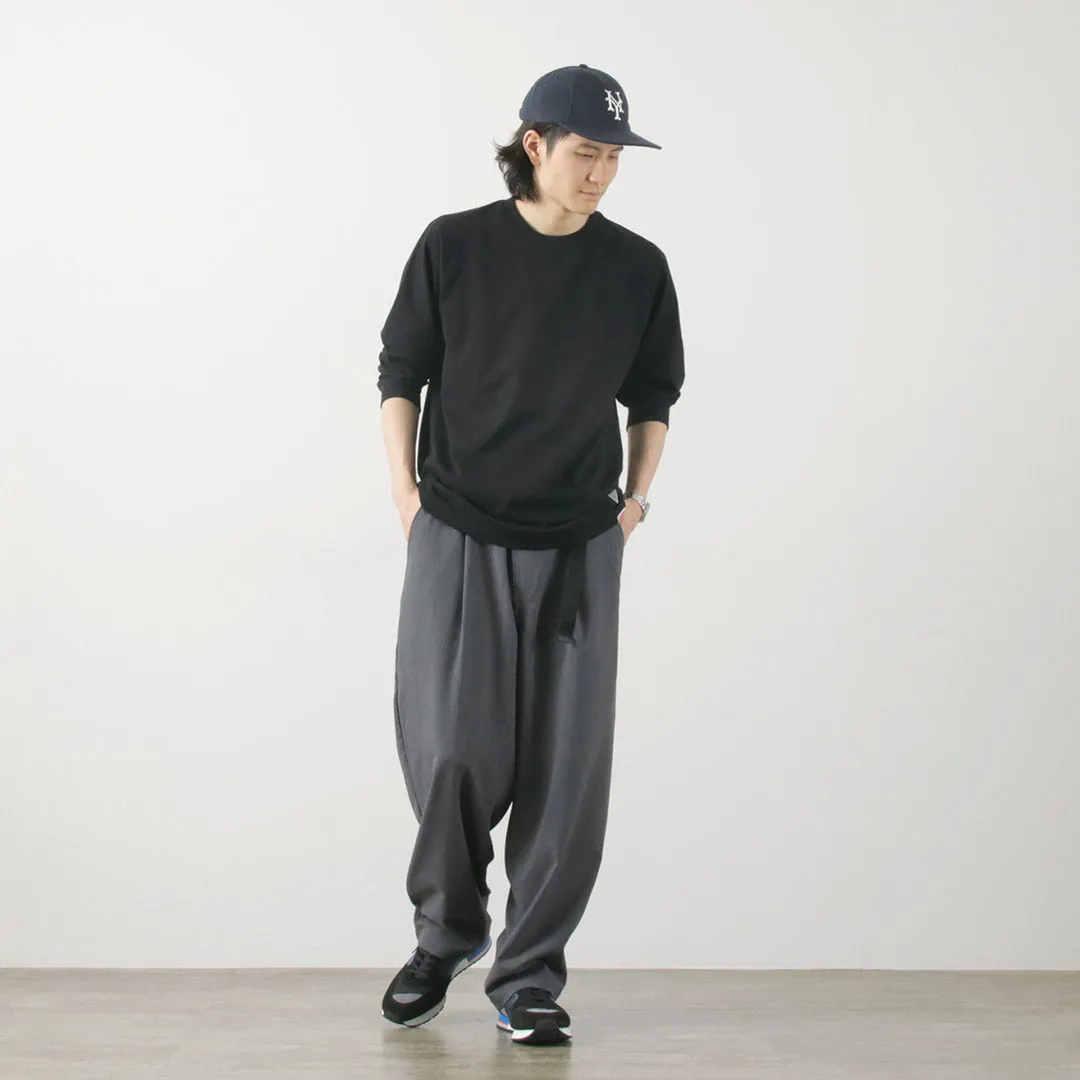 THOUSAND MILE（サウザンドマイル） ロング ワイドパンツ / メンズ ボトムス イージーパンツ ウエストゴム 総ゴム LONG WIDE PANTS