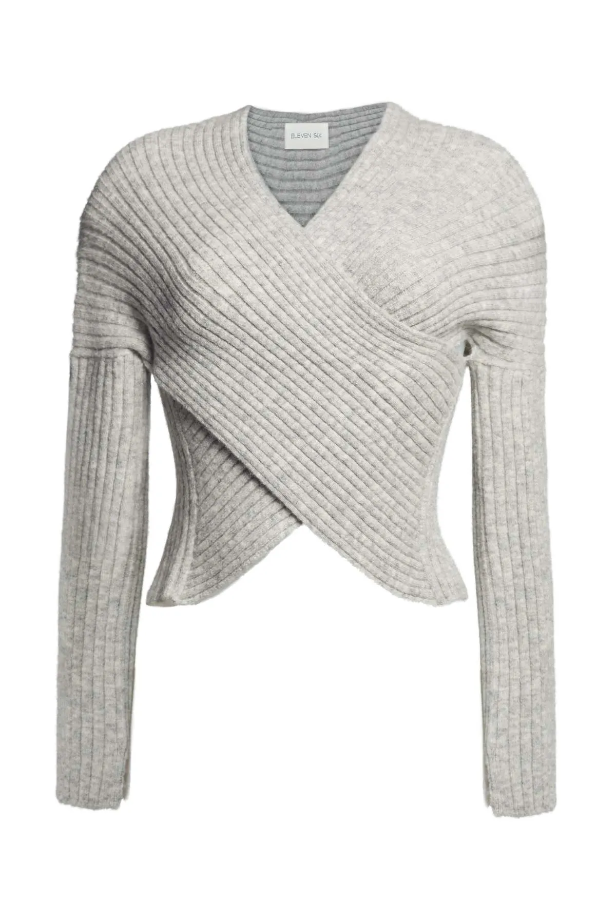 TIA SWEATER - Melange Grey