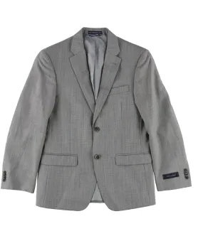 Tommy Hilfiger Mens Sharkskin Two Button Blazer Jacket