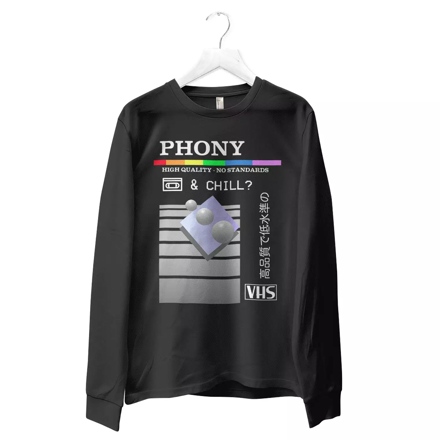 VHS AND CHILL : Long-Sleeve