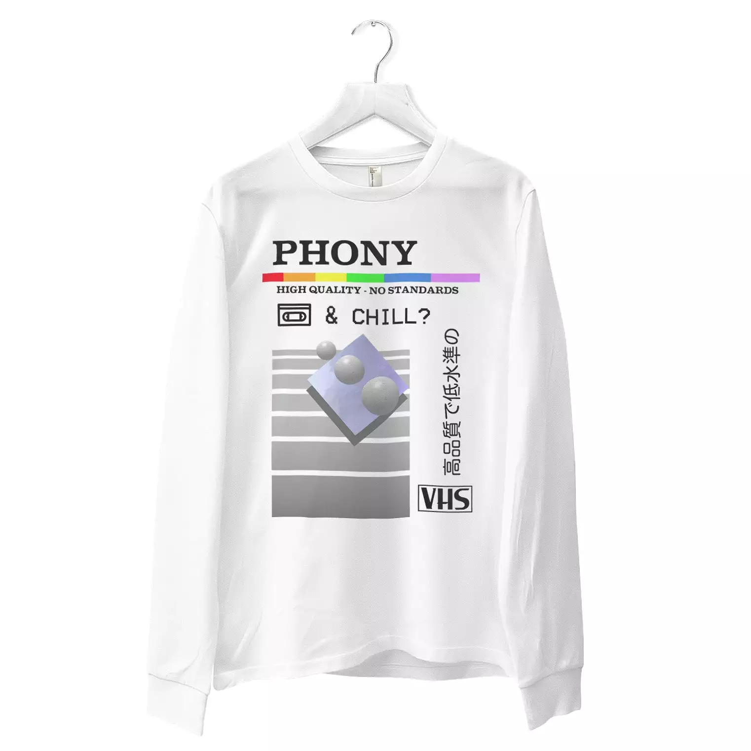 VHS AND CHILL : Long-Sleeve