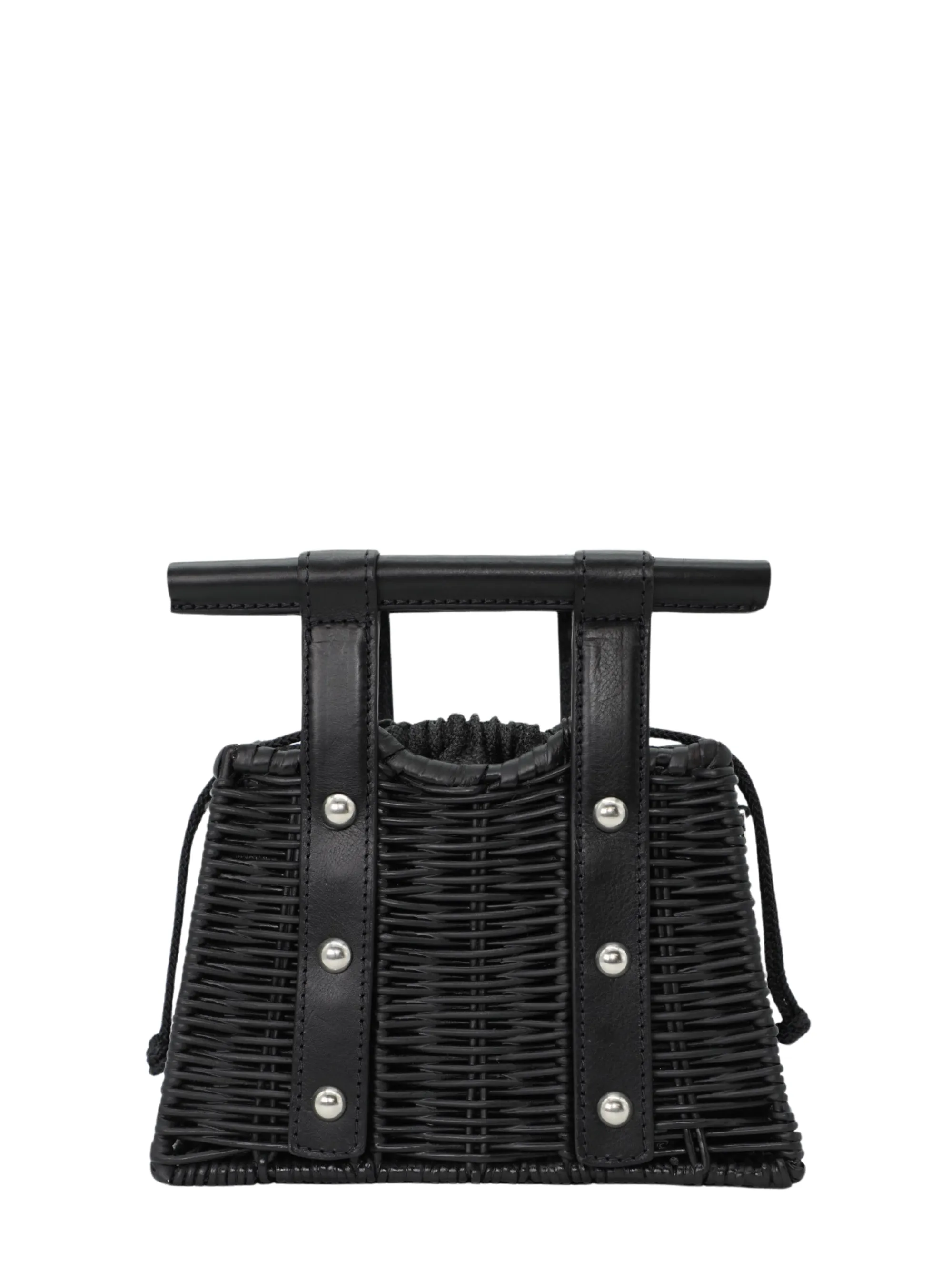 Wicker Wings Pailou Handbag in Black