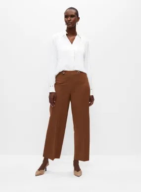 Wide Leg Culotte Pants