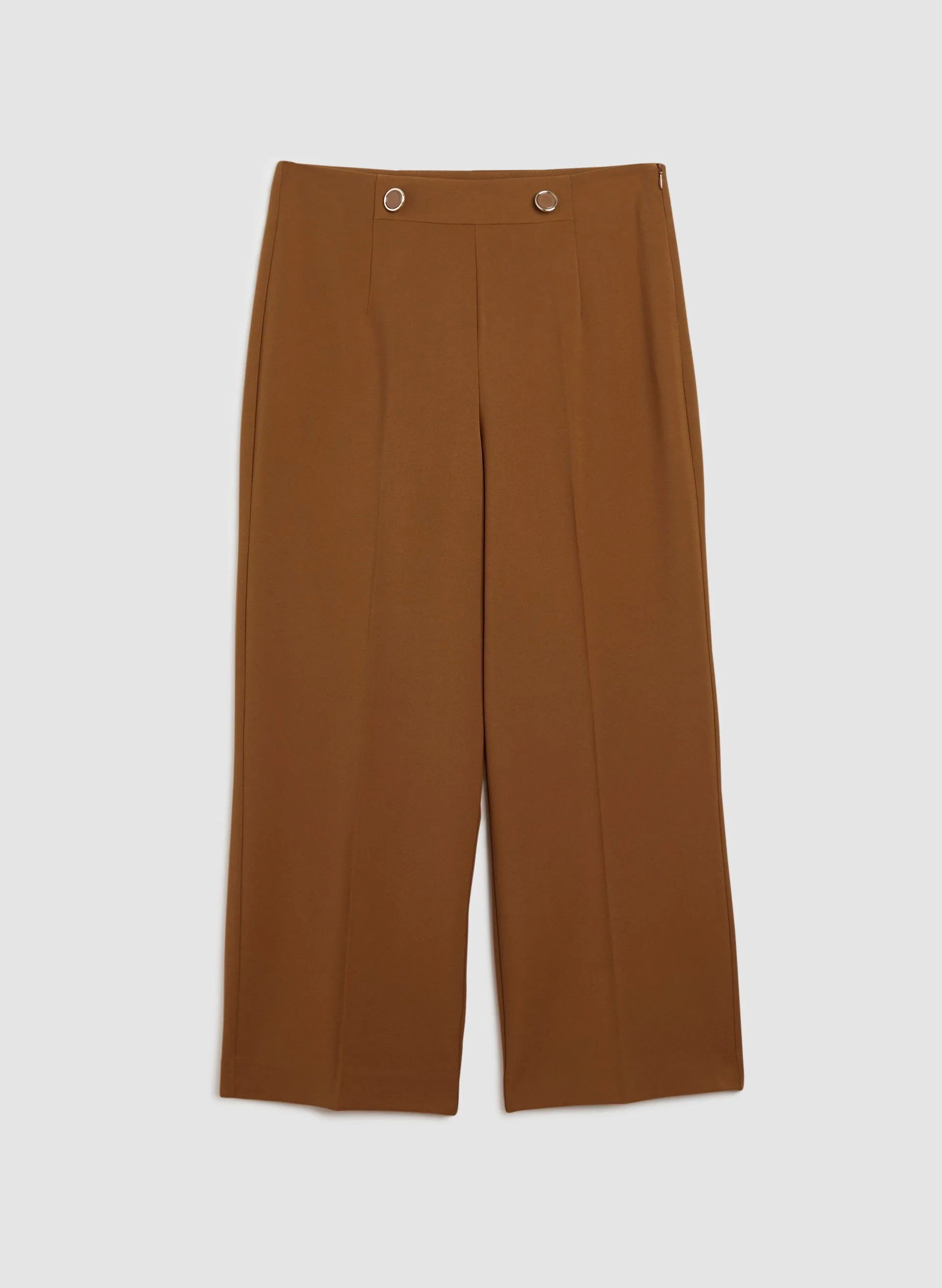 Wide Leg Culotte Pants