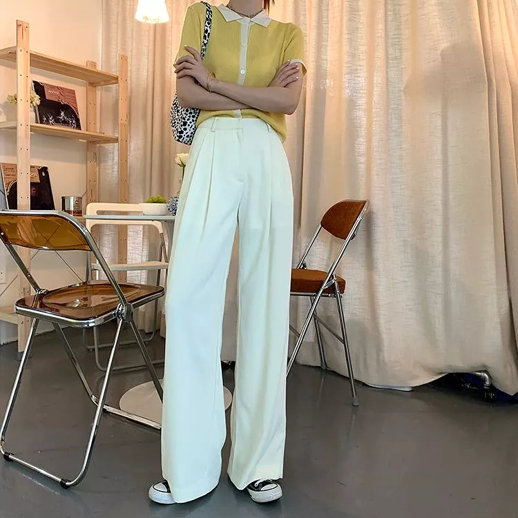 Wide-Leg Dress Pants dd8