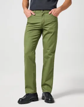 Wrangler Texas Stretch Soft Fabric Jeans Dusty Olive