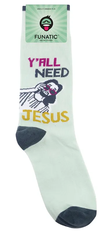 Y'all Need Jesus Socks